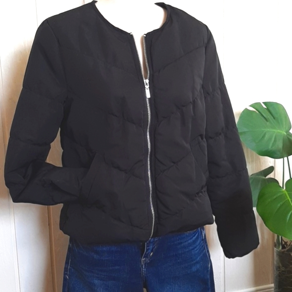 DIVIDED by H&M Quilted Puffer Spring/ Fall Jacket - Women's Size 6